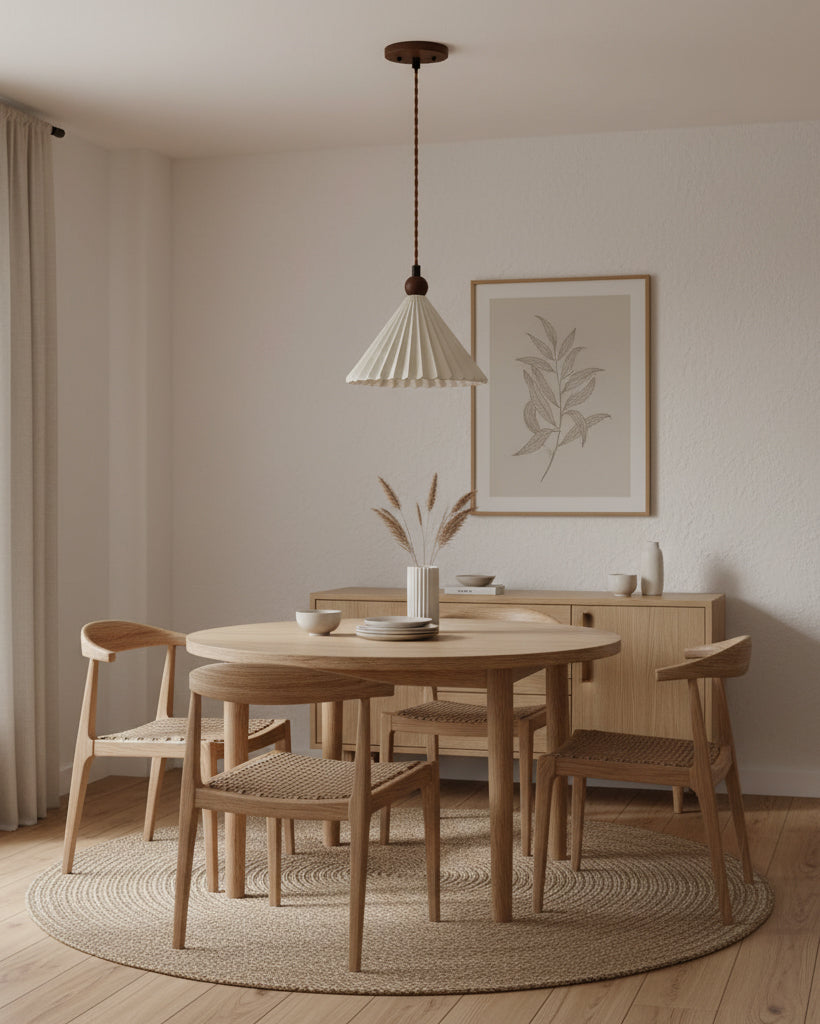 Pendant Light Ceramic Shade 7.8 in Adjustable Blue Dining Kitchen Hanging Ceiling Lamp | Thomler