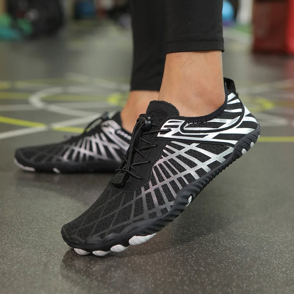 Quick-Dry Water Shoes with Non-Slip Rubber Sole for Beach, Pool & Water Sports | Unisex Lightweight Aqua Sneakers | Thomler