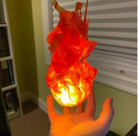 LED Levitating Flame Sphere Decoration Suspended Glowing Orb Light for Spooky Seasonal Halloween Outdoor Indoor Porch Party Display | Thomler