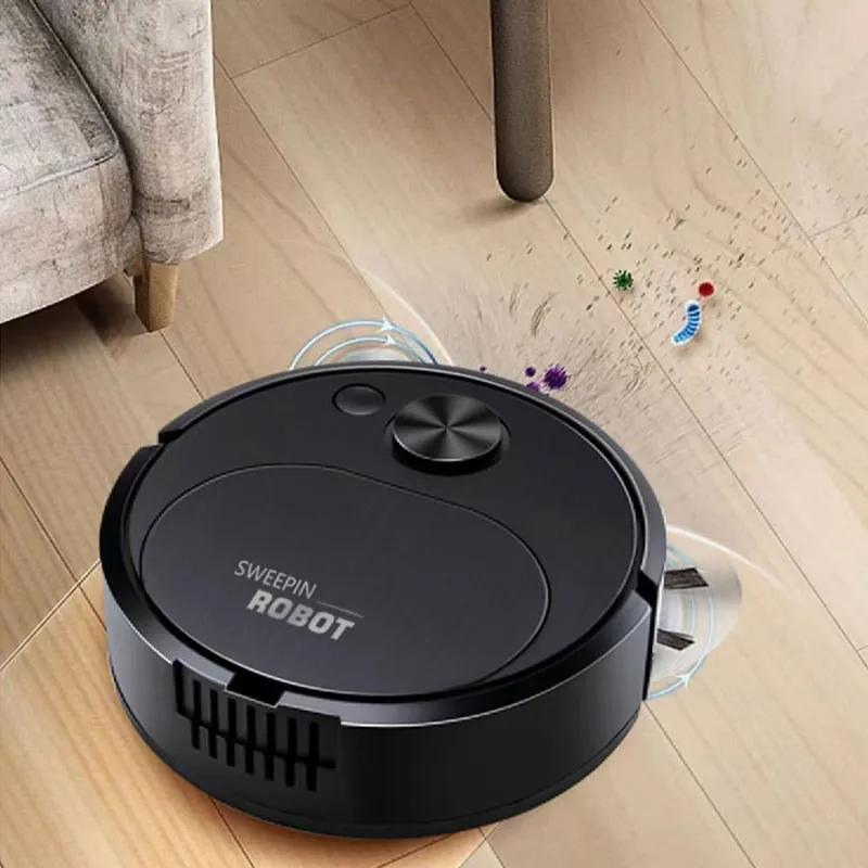 Robot Vacuum Cleaner 22.5 cm 8.9 Inch Quiet Automatic Hard Floor Mop Sweeper Rechargeable Home Cleaning Device | Thomler