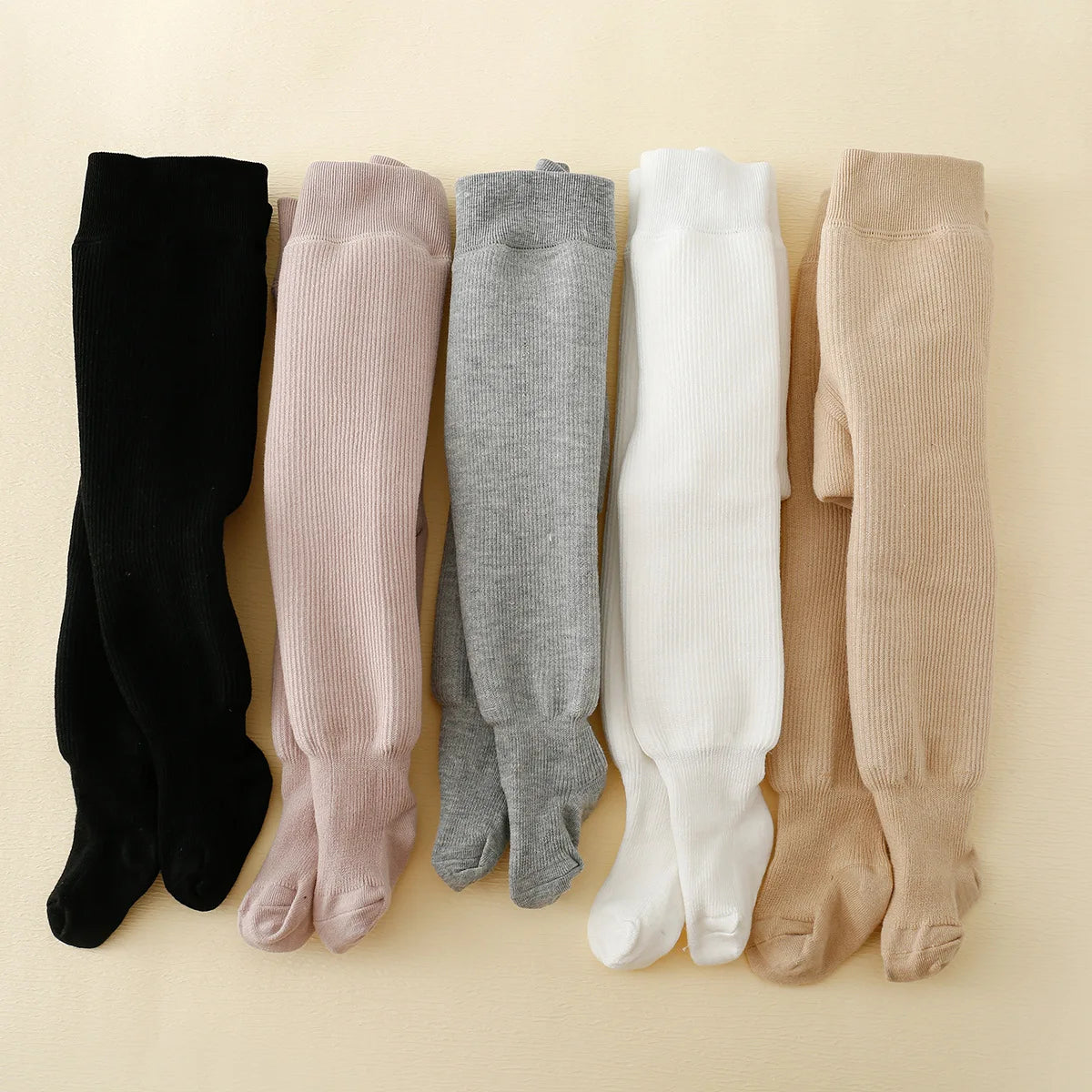 Plush-Lined Thermal Bottoms for Toddlers and Kids – Striped Stretch Pants for Winter | Thomler