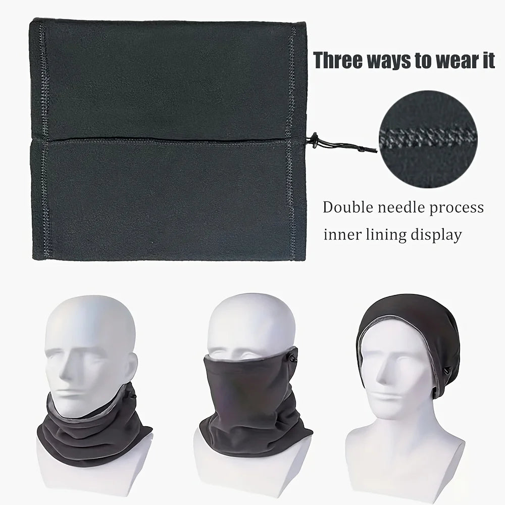 Cold Weather Head and Neck Insulator – Dual-Layer Adjustable Thermal Cover for Winter Sports and Commuting | Thomler