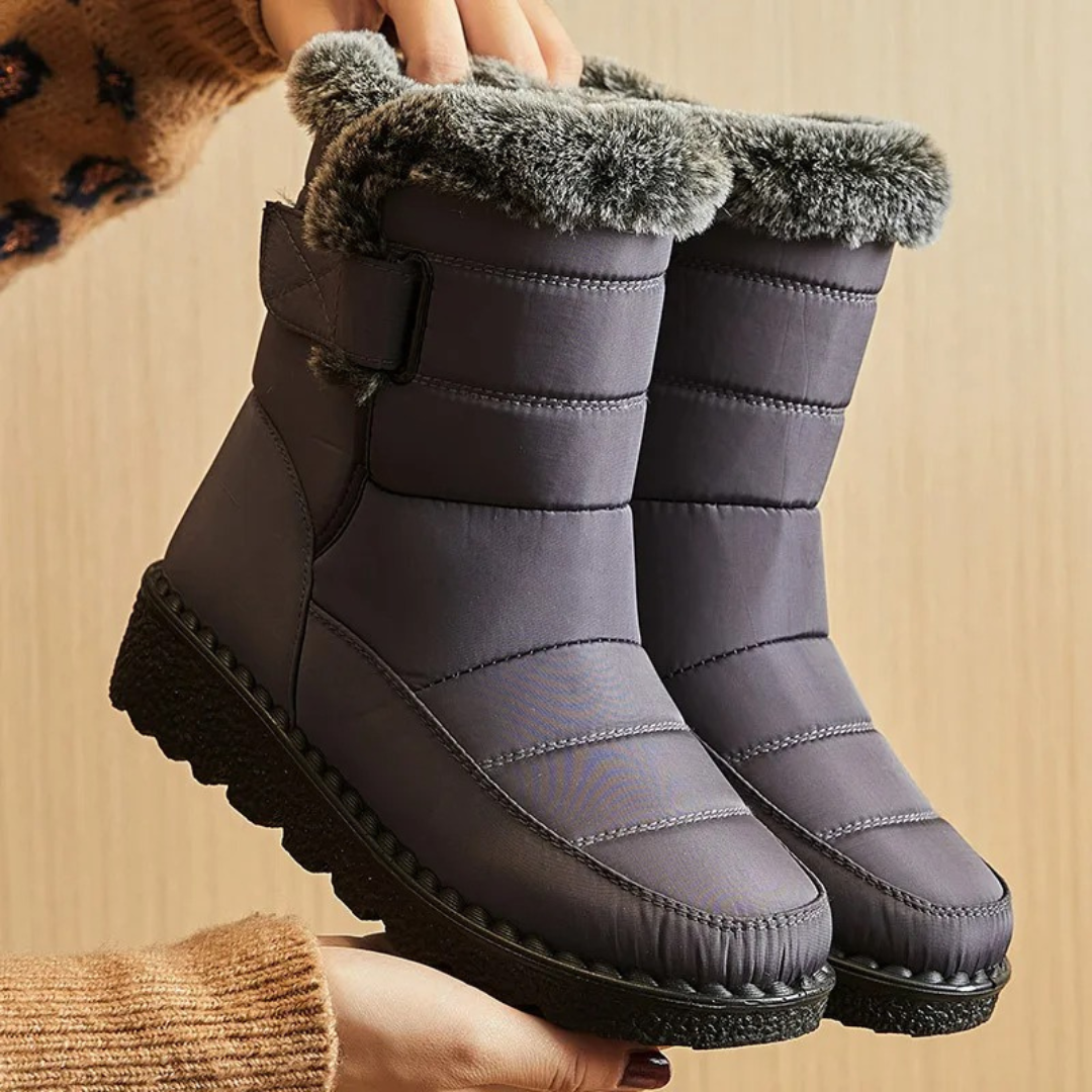 Women's Insulated Snow Boots Waterproof with Plush Lining & Non-Slip Sole for Winter Walking, Everyday Commute & Cold Weather | Thomler