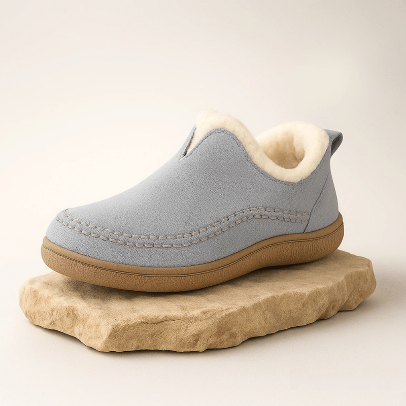 Cushioned Indoor Footwear with Contoured Footbed for Cold Weather Relief – Cozy House Shoes with Grip Soles | Thomler