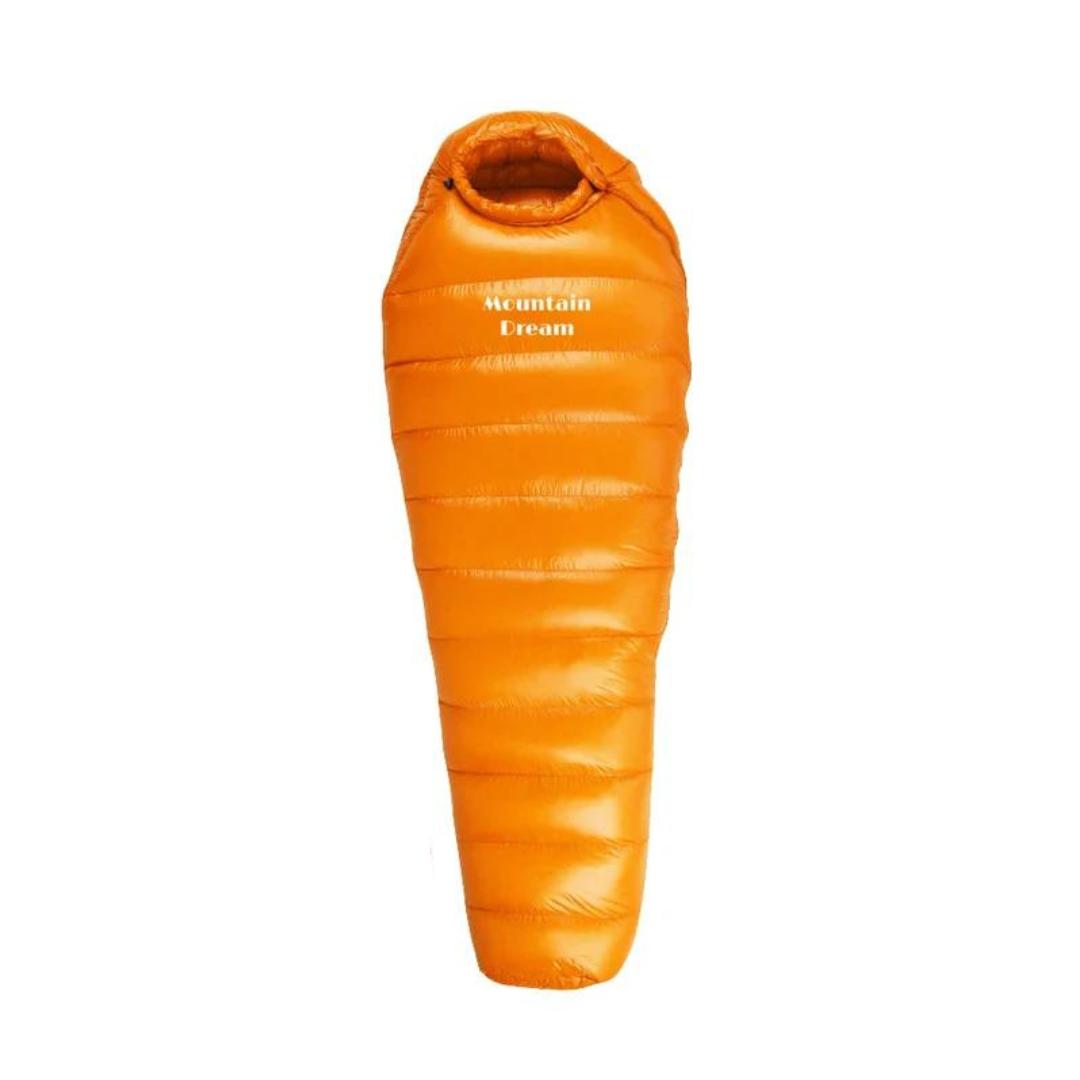 Cold Weather Down Sleeping Bag for Winter Camping, Backpacking & Outdoor Adventures – Lightweight Insulated Mummy Bag with Hood | Thomler