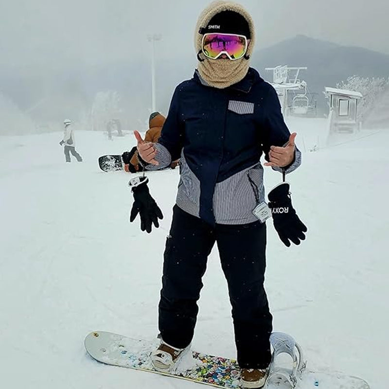 Fleece Balaclava Ski Mask Full Face Winter Hood Windproof Adjustable Neck Warmer for Skiing Snowboarding Hiking Motorcycling | Thomler