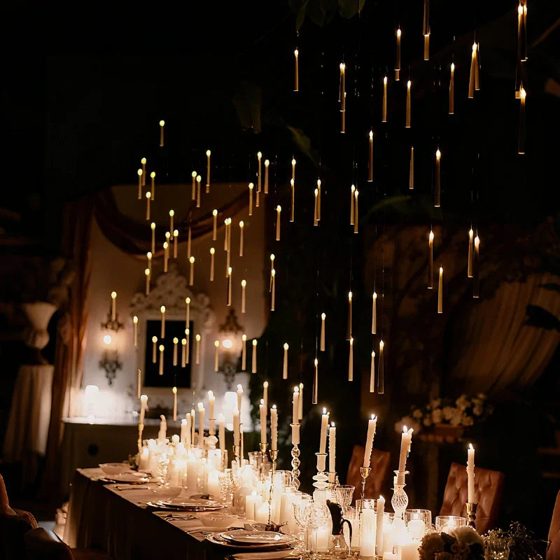 LED Floating Candles for Water – Flameless Battery Tea Lights for Pools, Weddings, Centerpieces & Events | Thomler