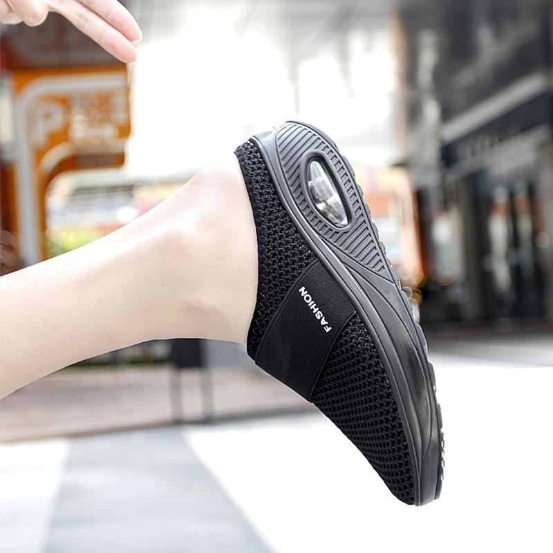 Cushioned Slip-On Sneakers with Arch Support for All-Day Walking Comfort Women's Breathable Mesh Athletic Shoes | Thomler