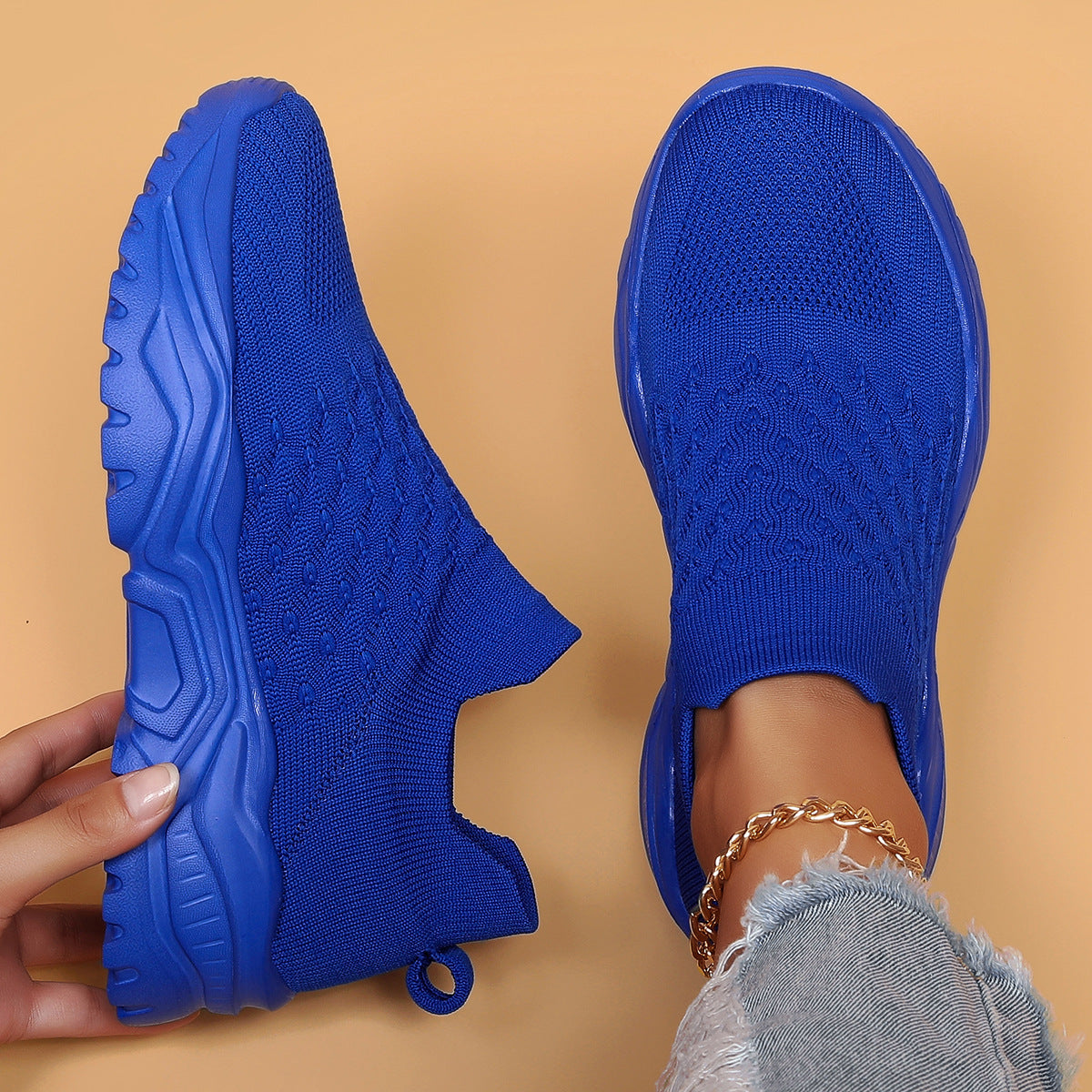 Lightweight Orthopedic Slip-On Sneakers Women's Cushioned Walking Shoes for Everyday Wear Breathable Canvas Footwear | Thomler