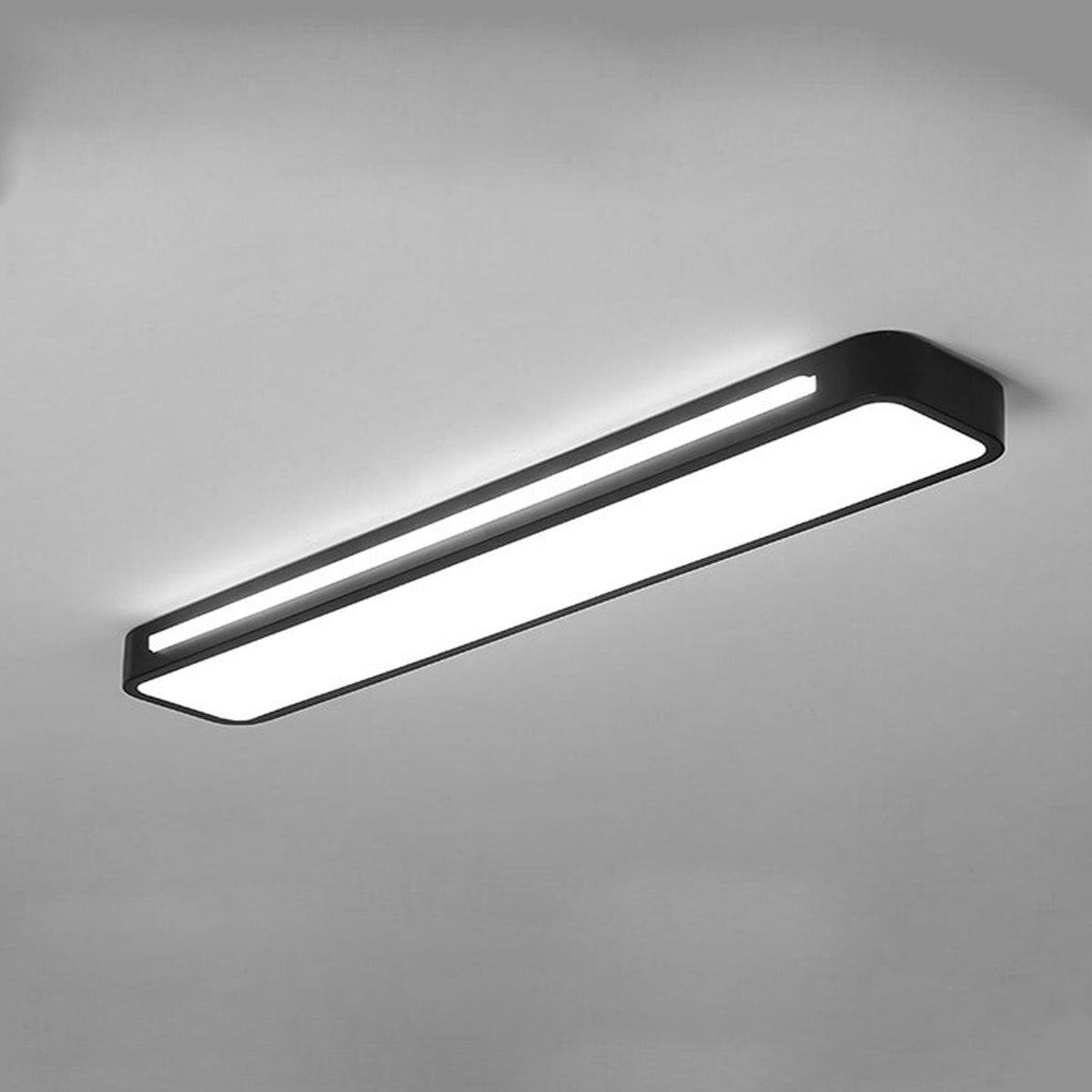 Sleek Rectangular LED Ceiling Light Fixture — Modern Acrylic Flush Mount for Bedroom, Hallway & Living Room | Thomler
