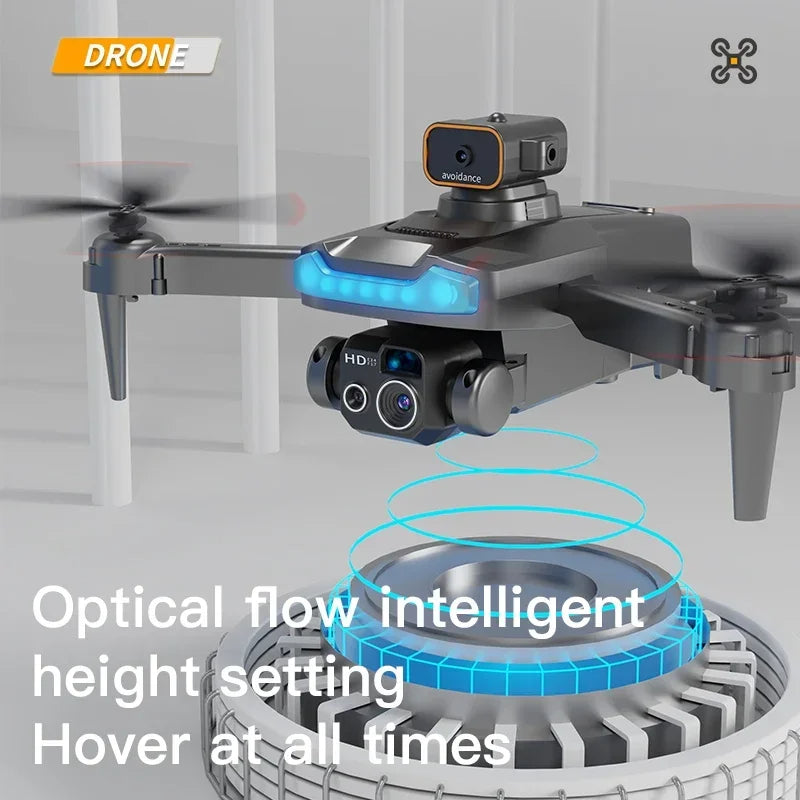 8K Dual Camera Foldable Drone with Electronic Stabilization for Aerial Photography & Video | Thomler