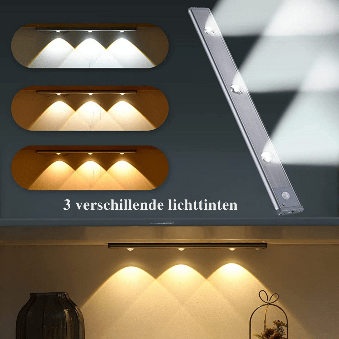 Motion-Activated USB LED Light Bar with Magnetic Mount for Closets, Hallways & Kitchen | Thomler
