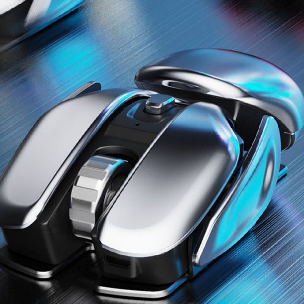 Cordless Quiet-Click Computer Mouse with Programmable Buttons for Work & Gaming | Desktop Laptop PC Accessory | Thomler