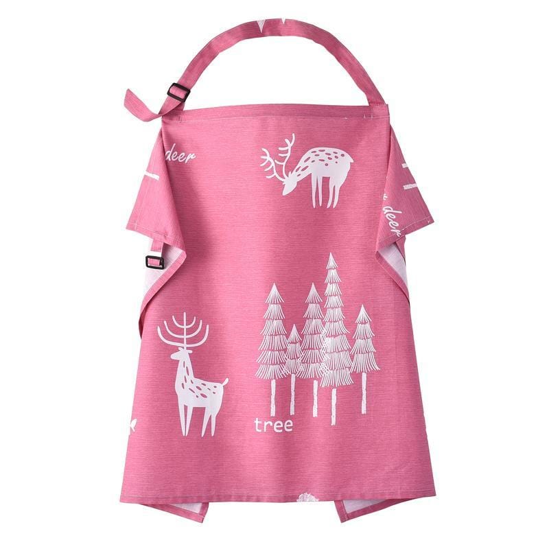 Breastfeeding Privacy Apron with Adjustable Neck Strap – Lightweight Cotton Feeding Shield for Moms – Portable Infant Nursing Drape | Thomler