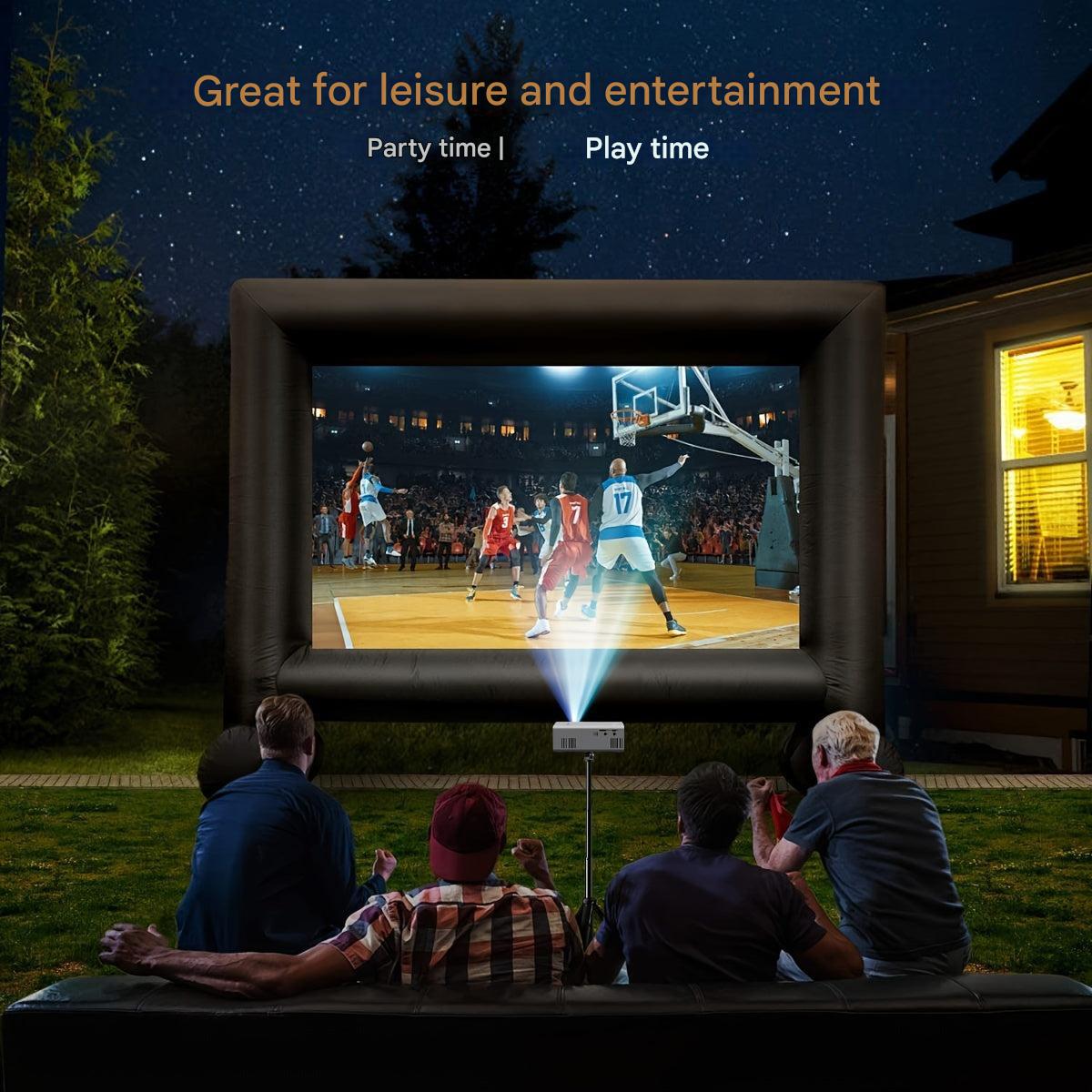 Portable HD Mini Projector 3000 Lumens LED Home Theater Display for Movies Gaming Presentations HDMI USB Compatible 80-Inch Screen Indoor | Thomler