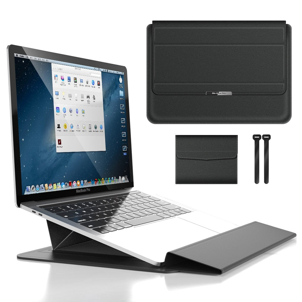 Laptop Sleeve Foldable Stand For 11–16 Inch Laptops Ergonomic Portable Protective Case Travel Work Accessory | Thomler