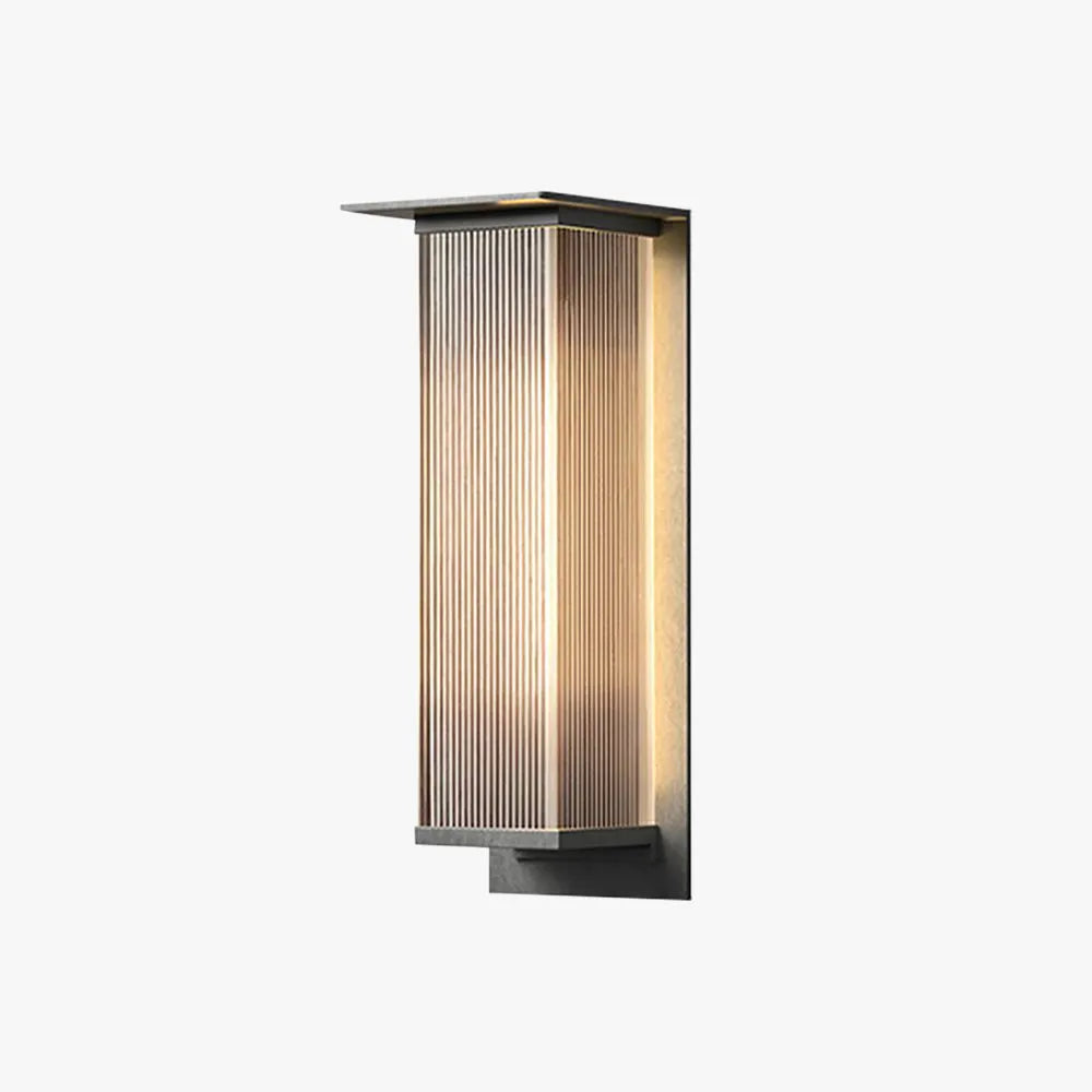 Weatherproof Linear Sconce for Exterior Walls – Hardwired LED Fixture in Matte Finish for Patios & Entryways | Thomler