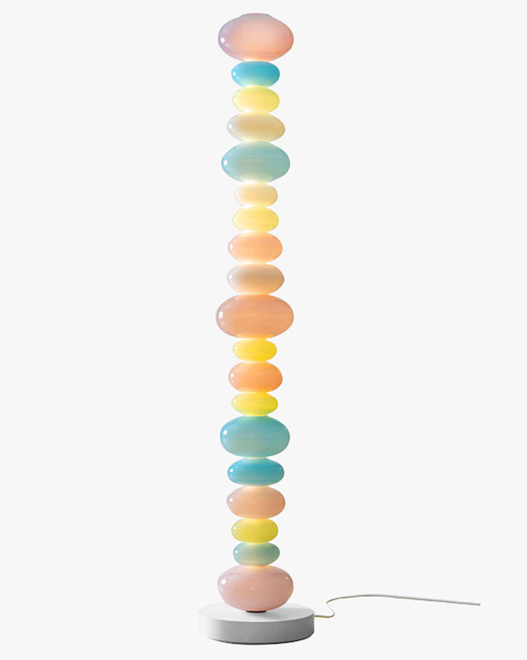 Floor Lamp Acrylic Candy Column 63 in Decorative Living Room Bedroom Lighting Accent | Thomler