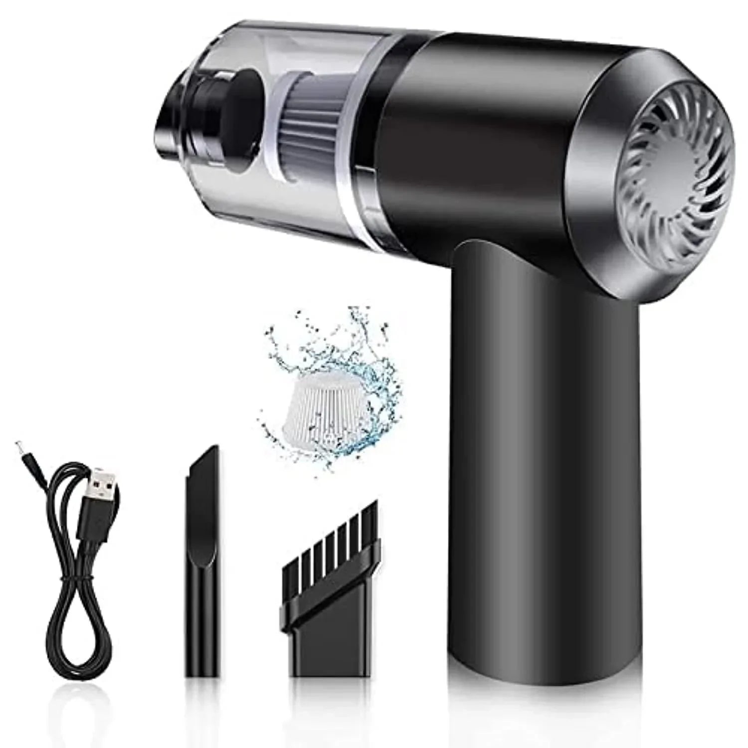 Handheld Mini Vacuum Cleaner Cordless Rechargeable for Car Keyboard Desk and Home Quick Cleaning Compact Design | Thomler