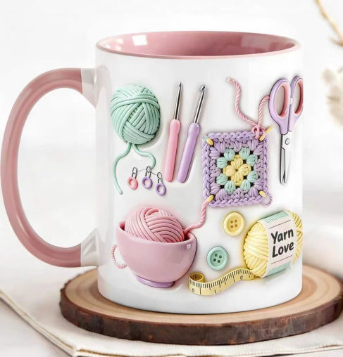 StitchMuse — Kreative Keramik Tasse | 1+1 GRATIS