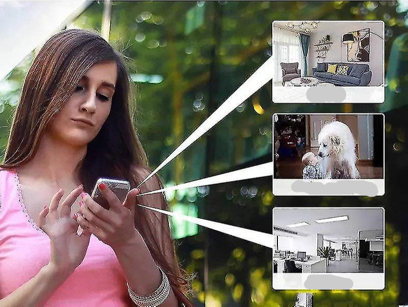 Security Camera Compact 2.0 cm Wireless Indoor Monitoring WiFi 1080P HD Motion Detection Night Vision Mini Surveillance Camera | Thomler