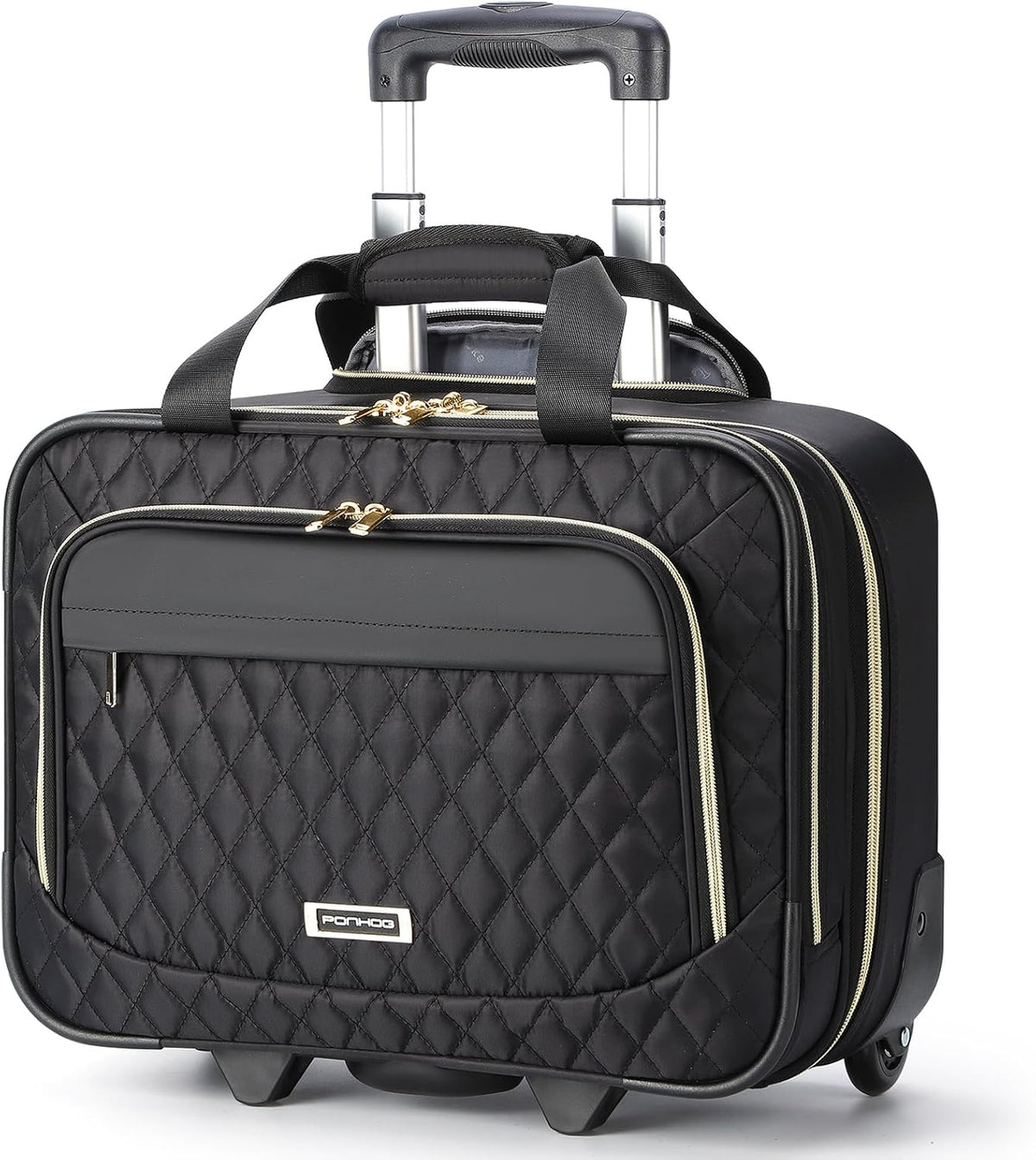 Wheeled Business Case for 15.6 in Laptops with 16 Pockets & Telescoping Handle | Thomler
