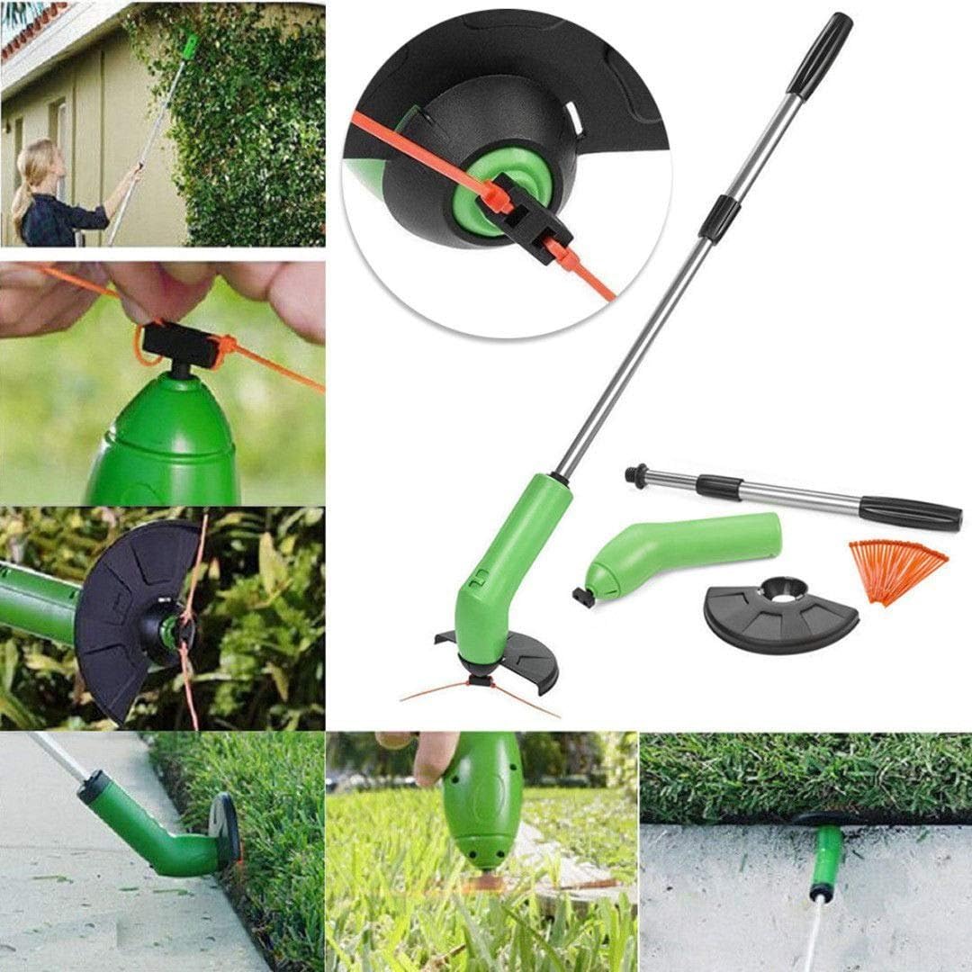 Kabelloser Mini-Rasentrimmer – federleicht und präzise für Kanten, Beete und enge Ecken