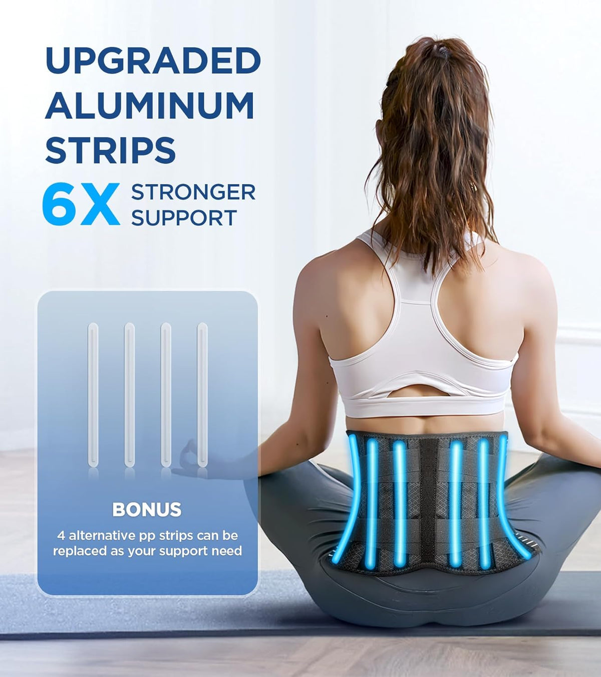 Orthopedic Lower Back Support Belt with Breathable Mesh & Adjustable Compression for Posture Relief | Thomler