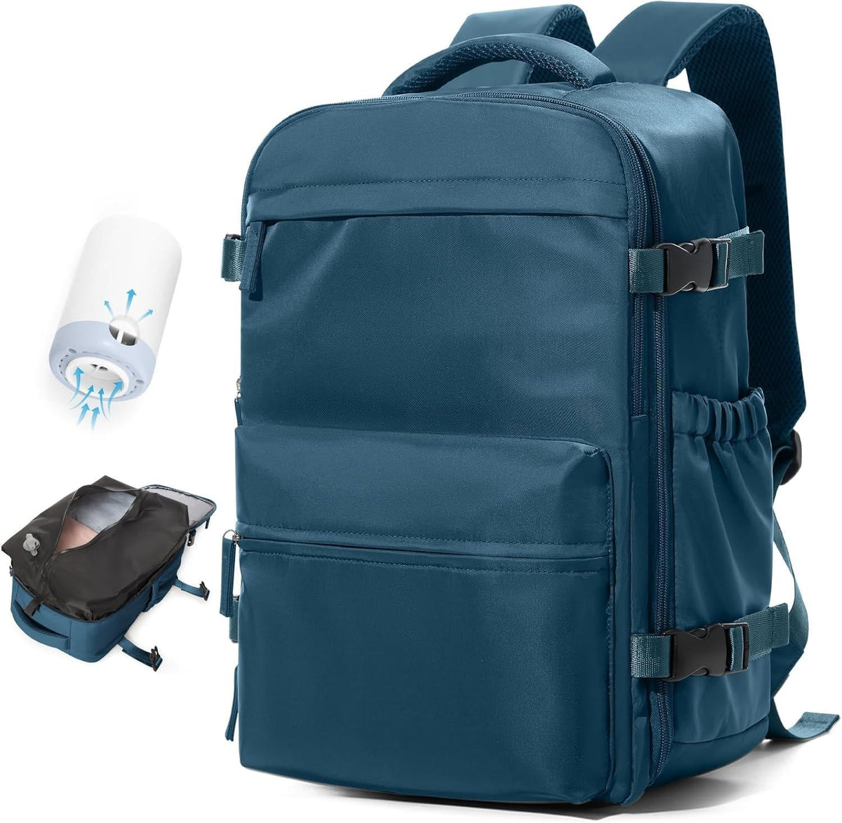 Compressible Laptop Backpack with Built-In Vacuum System for Work & Weekend Getaways | Thomler