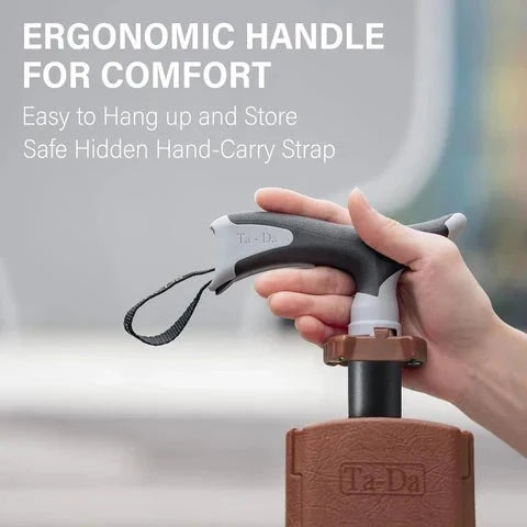 Folding Walking Stick with Built-In Seat for Hiking & Outdoor Rest Breaks | Thomler
