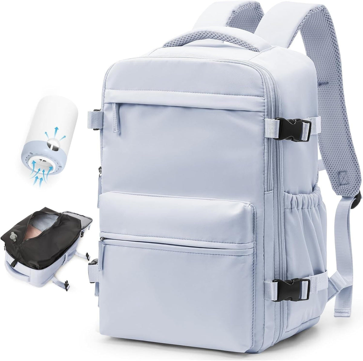 Compressible Laptop Backpack with Built-In Vacuum System for Work & Weekend Getaways | Thomler