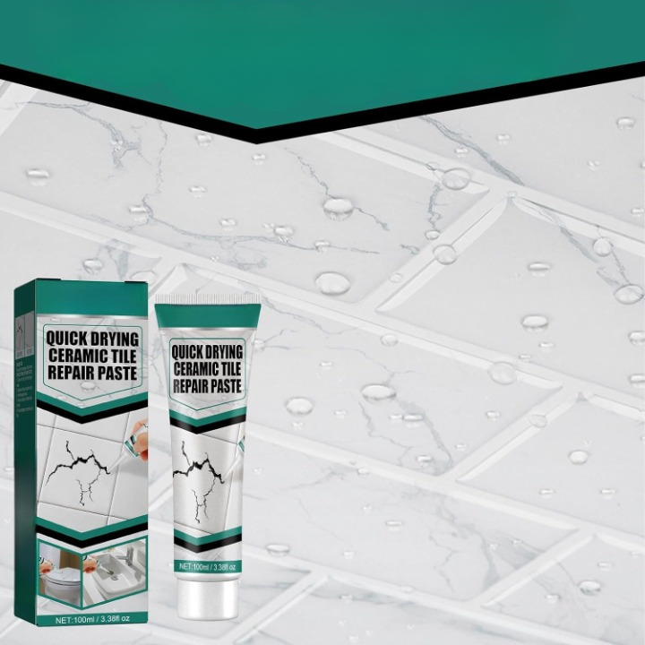Tile Repair Paste Quick-Drying 100 ml Waterproof Ceramic Porcelain Marble Wall Floor Restoration DIY Kit | Thomler