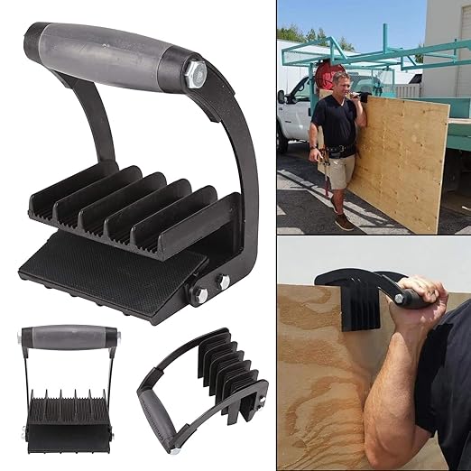 Sheet Material Lifting Handle One-Hand Plywood Drywall Grip Tool for Construction Carpentry Renovation Projects Ergonomic Heavy Duty | Thomler