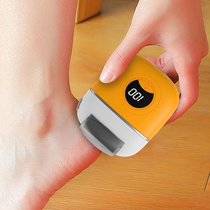 Rechargeable Foot File for Dead Skin & Rough Heels | Professional Pedicure Tool for Smooth Feet at Home | Thomler