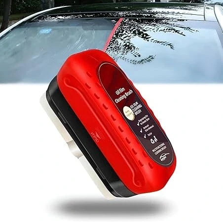 Windshield Glass Cleaner Brush with Water-Repellent Coating for Cars – Removes Haze, Streaks & Road Film | Thomler