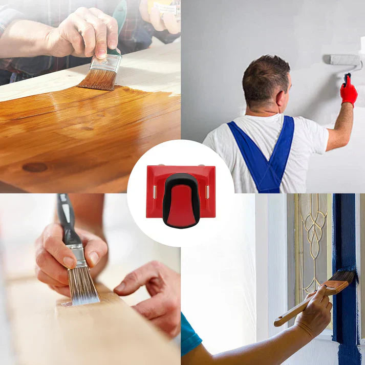 Paint Edger High Quality Plastic 12.0 cm x 9.0 cm Clean Wall Ceiling Trim Painting Tool Replaceable Pads | Thomler
