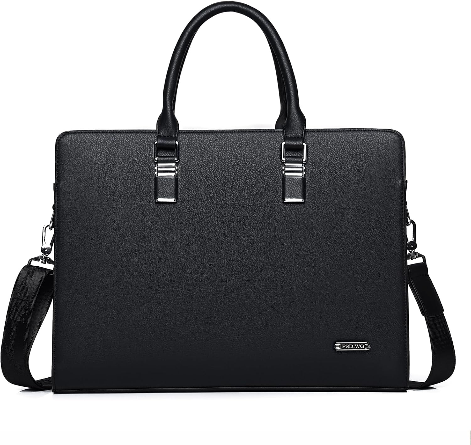 Executive Leather Laptop Bag 15.6-Inch for Work Travel School Office Business Men Women Professionals | Thomler