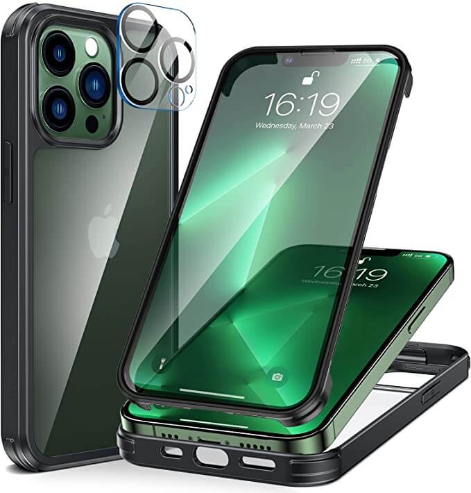 Magnetic Privacy Glass iPhone Case with 360° Drop Protection & Anti-Spy Screen | Thomler