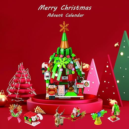 24-Day Construction Block Advent Calendar – Daily Holiday Building Fun for Kids & Families | Thomler
