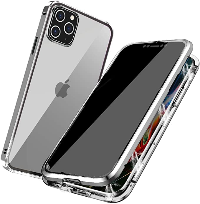 Magnetic Privacy Glass iPhone Case with 360° Drop Protection & Anti-Spy Screen | Thomler