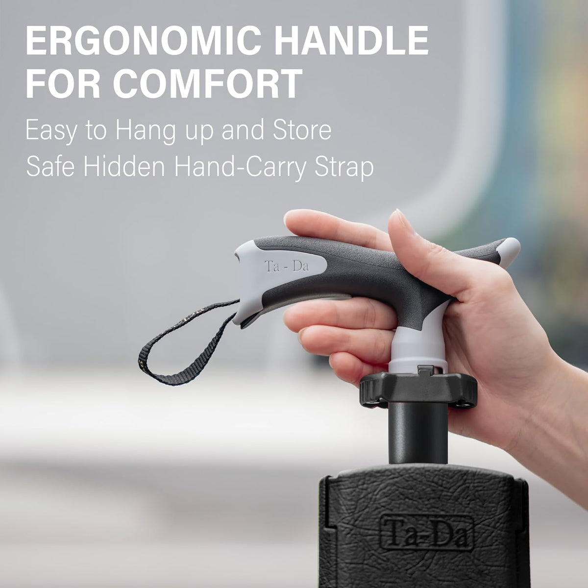 Folding Walking Stick with Built-In Seat for Hiking & Outdoor Rest Breaks | Thomler
