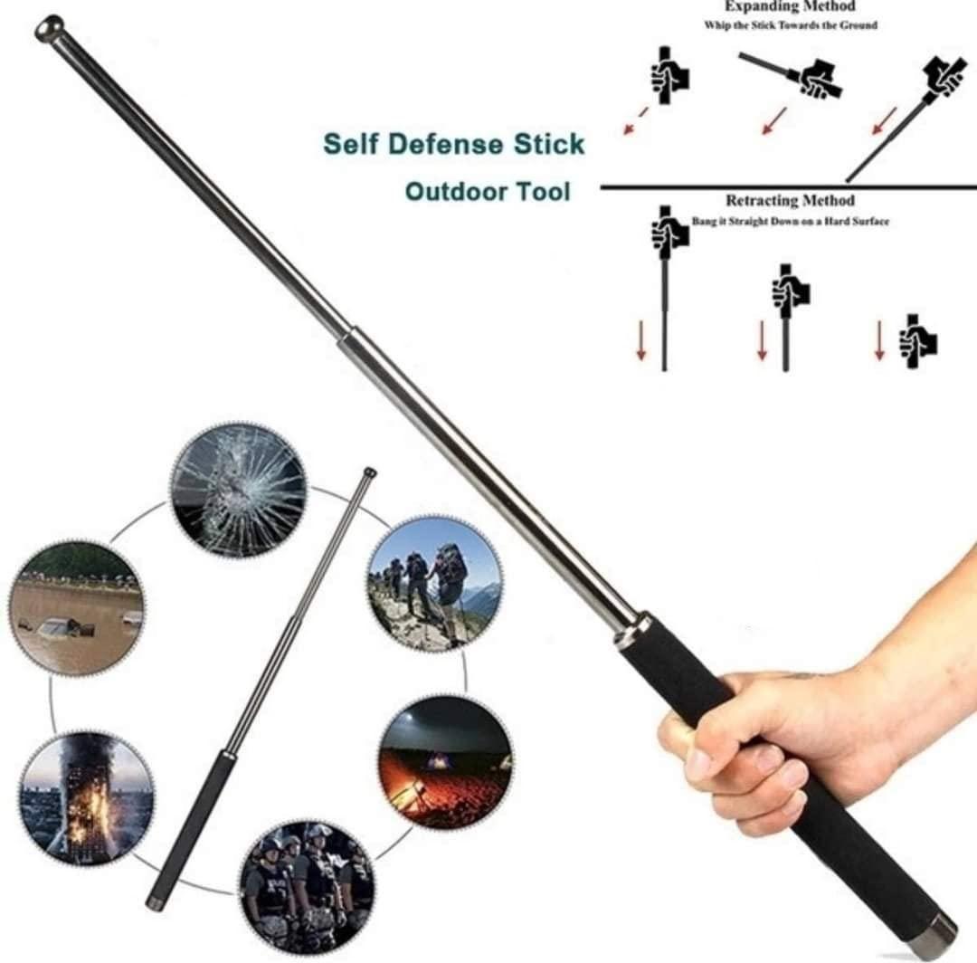 Collapsible Safety Baton with Quick-Deploy for Personal Protection | Thomler