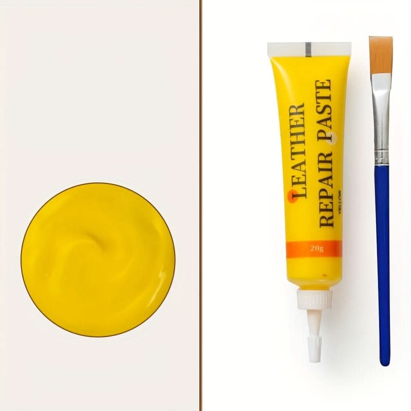 Leather & Vinyl Repair Kit for Couches, Car Interiors & Upholstery – 12 Color Options for Furniture Touch-Ups | Thomler