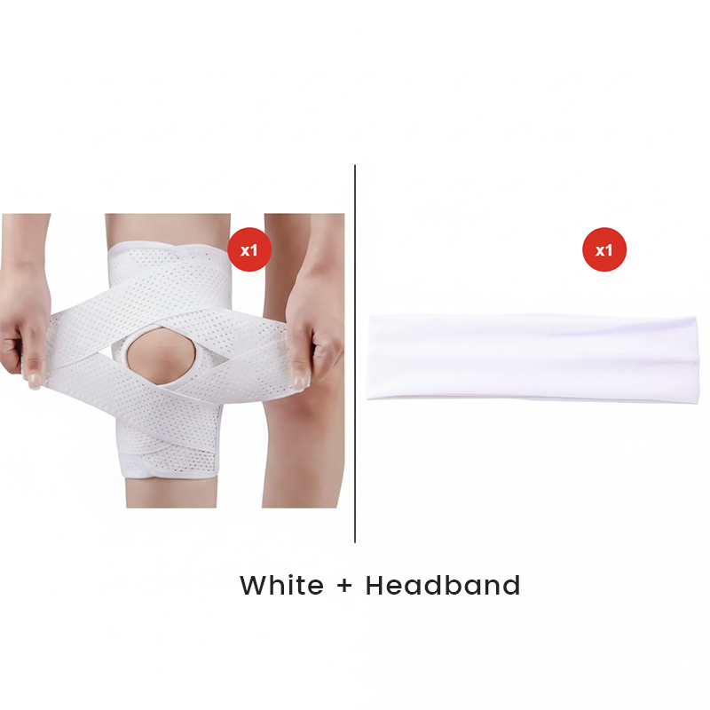 Adjustable Knee Support Brace with Stabilizing Straps – Breathable Compression Sleeve for Active Relief | Thomler