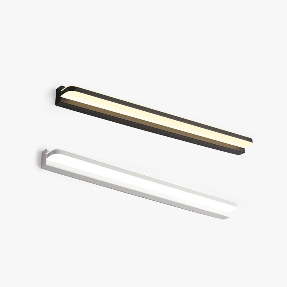 Contemporary Rectangular LED Vanity Light Fixture for Bathroom & Bedroom | Modern Metal Sconce with Adjustable Color Temperature | Thomler