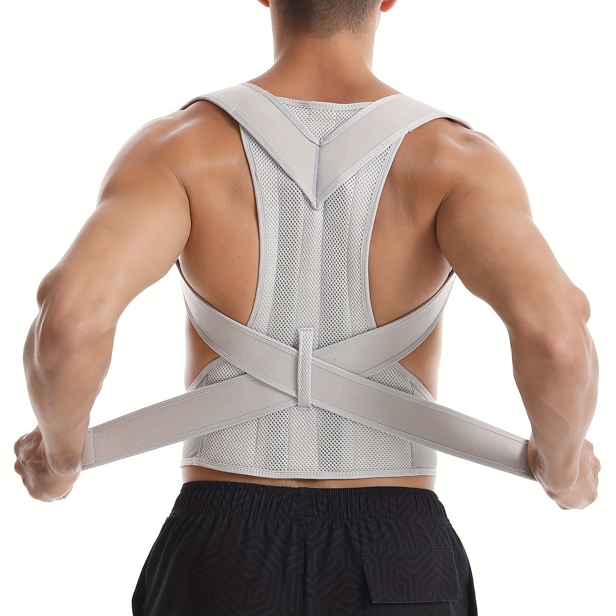 Adjustable Posture Corrector Brace for Back Support – Breathable Neoprene Upper Back Straightener for Men & Women | Thomler