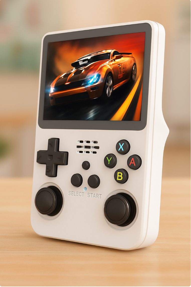 Retro Handheld Game Console – 20,000+ Games, 3.5 cm (1.4") Screen, Rechargeable | Thomler