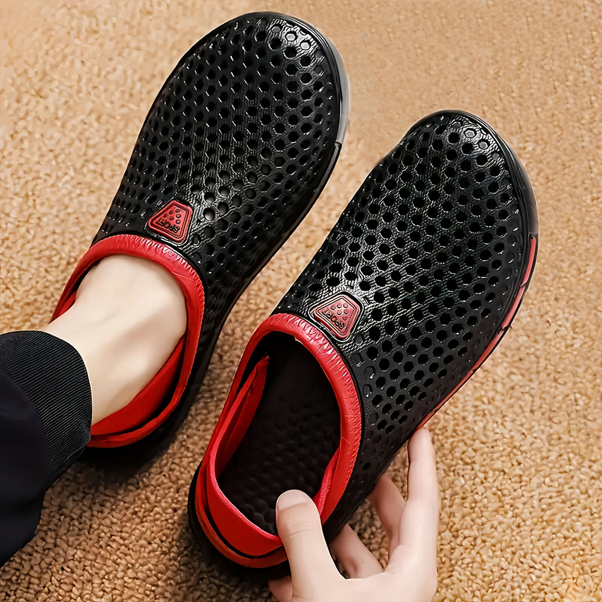Sport Sandals Men's Trail Water & Beach Footwear Adjustable Strap Quick-Dry Amphibious Outdoor Summer Shoes Closed-Toe for Kayaking Pool | Thomler
