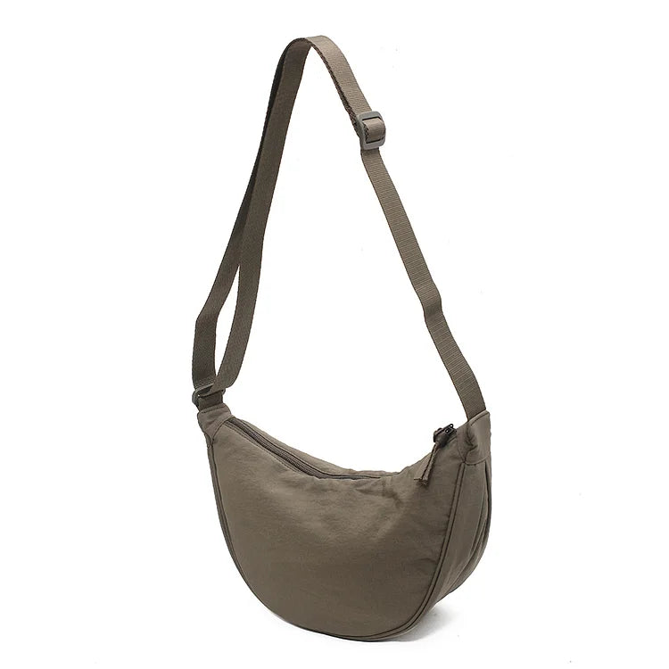 Pleated Hobo Crossbody Bag for Women – Lightweight Nylon Shoulder Purse with Ruched Design for Everyday Carry & Travel | Thomler