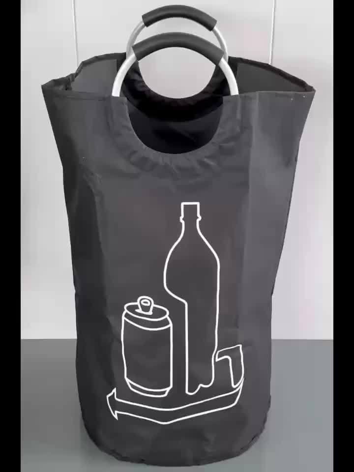 30 Gallon Collapsible Laundry Hamper with Hanging Hooks for Clothes Sorting & Storage | Thomler